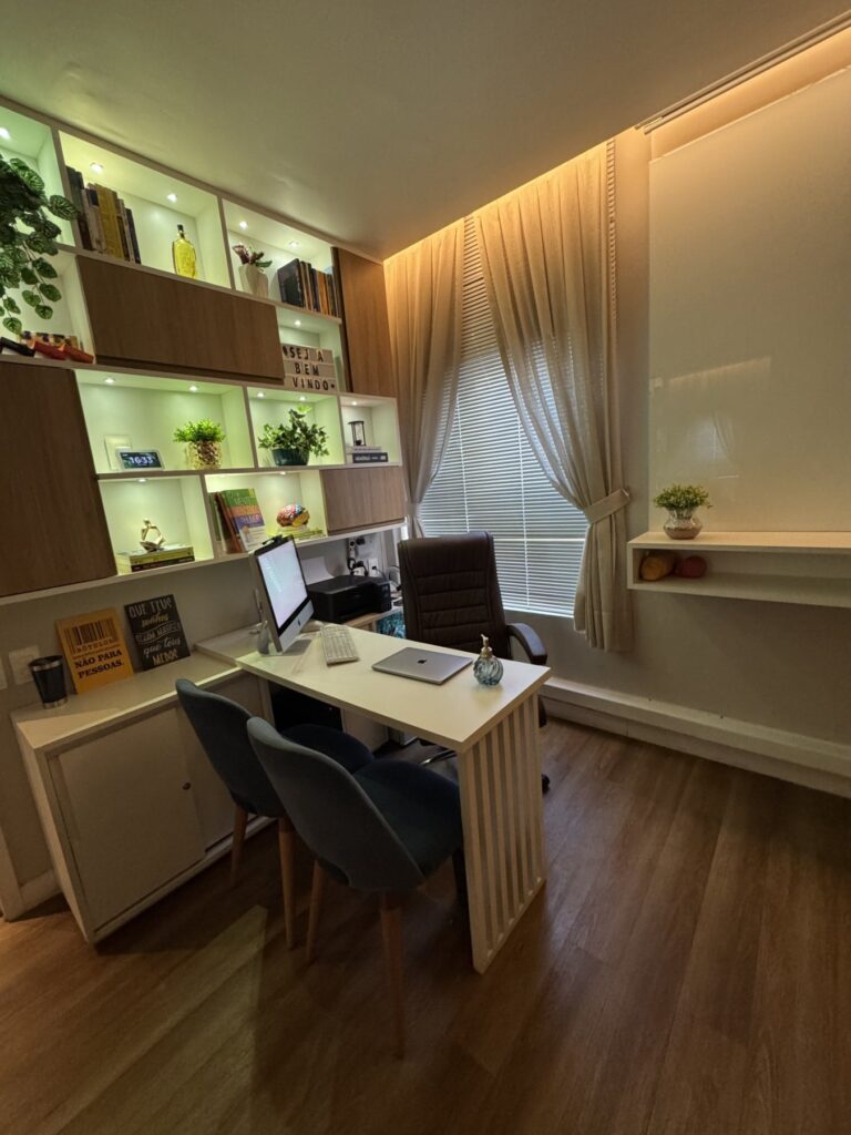 Sala de avaliação e estudo
