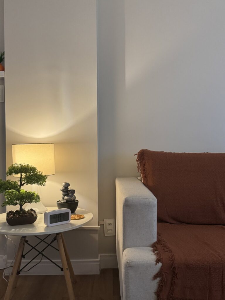 Detalhes de decoração da clínica